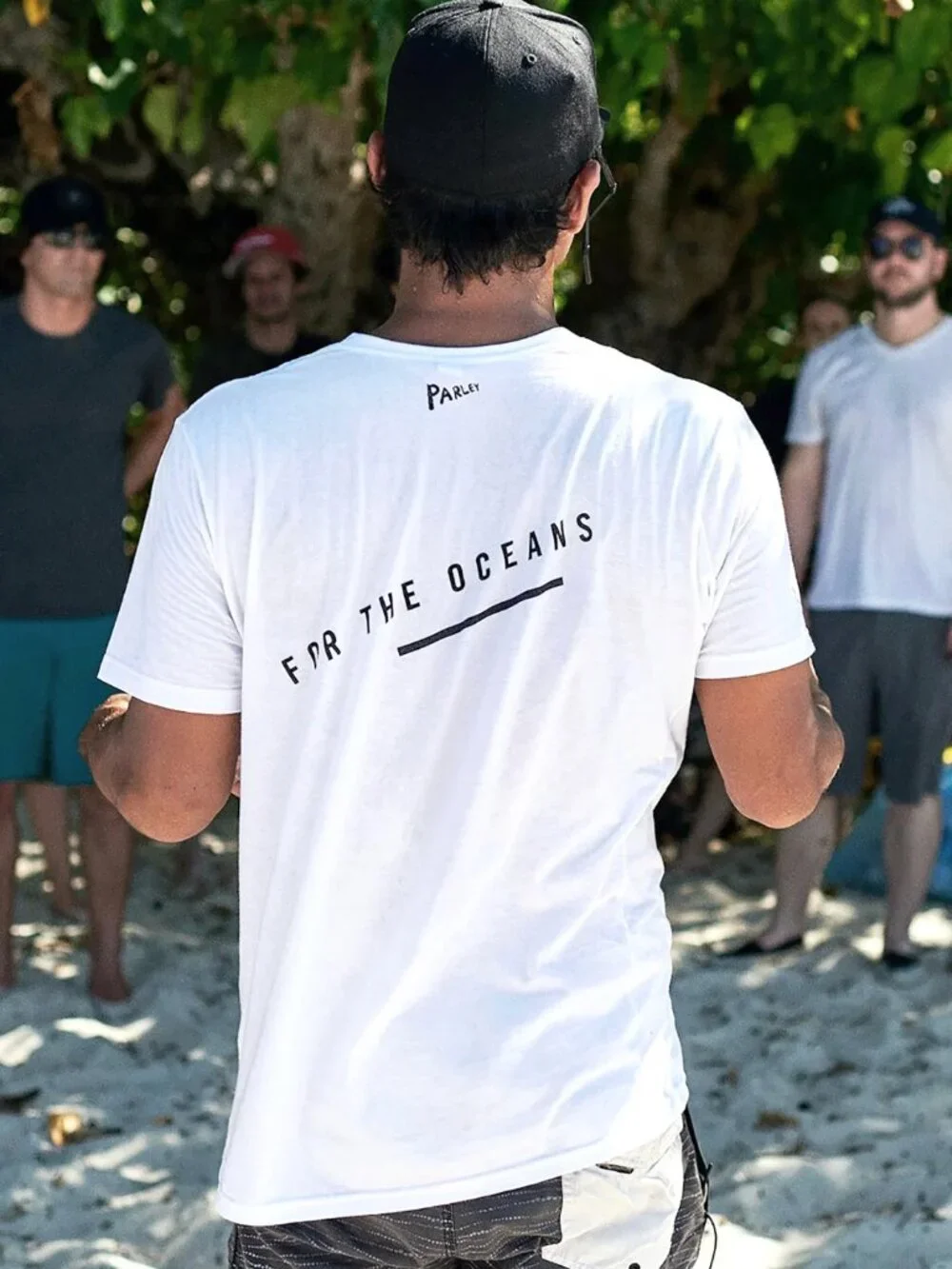 New Parley For the Oceans Adidas White Short Sleeve Graphic Tee Unisex Size XS
